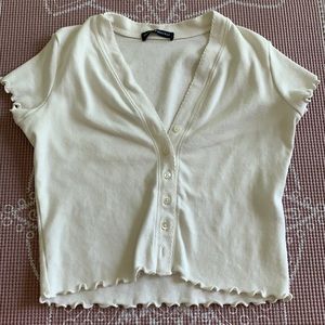 Brandy melville scrunch shirt